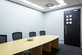 teleconferencing, video conference and telepresence business meeting room Royalty Free Stock Photo