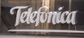 Telefonica logo - the phone company in Spain