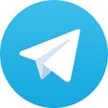 Telegram icon logo simple