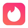 Tinder app icon. Dating app logo