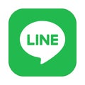 Line app icon. Messenger that allows to make calls