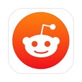 Reddit app icon. Social news website and forum. Content rating