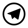 Telegram Icon Logo