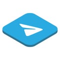 Telegram instant messaging app icon
