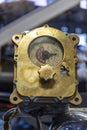 Telegraph repeater in the engine room of Paddle steamer Natchez New Orleans