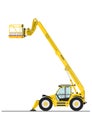 Telehandler with bucket