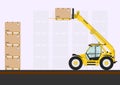 Telehandler Royalty Free Stock Photo