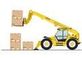 Telehandler Royalty Free Stock Photo