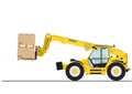 Telehandler Royalty Free Stock Photo