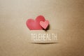 Telehealth theme with small hearts