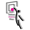 3D Emblem of the Telekom Baskets Bonn, isolated on white background.