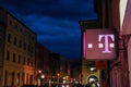 Telekom at night