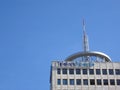 Telekom slovenije logo against blue sky