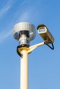 Telemetry System and Security camera Royalty Free Stock Photo