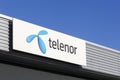 Telenor logo on a facade