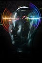 Telepathy Brainwaves Concept Royalty Free Stock Photo