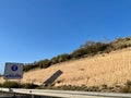 Telepeaje sign on Spanish highway.