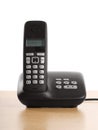 Telephone with base station Royalty Free Stock Photo