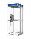 Telephone Booth Isolated Royalty Free Stock Photo