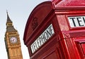 Telephone Box, London Royalty Free Stock Photo