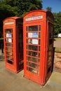 Telephone boxes for rent. Southport floral town Merseyside.