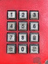 Telephone buttons Royalty Free Stock Photo