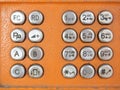 Telephone buttons Royalty Free Stock Photo