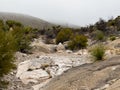 Telephone Canyon Trail Leads Over Exposed Rocks In Remote Big Bend