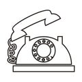 Telephone with dial