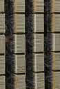 Telephone exchange cable distribution panel Royalty Free Stock Photo