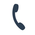 Telephone handset Icon Royalty Free Stock Photo