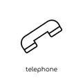 Telephone icon from Electronic devices collection. Royalty Free Stock Photo