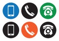 Telephone icons