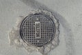 telephone infrastructure manhole cover, iron manhole cover