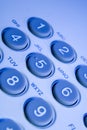 Telephone keys Royalty Free Stock Photo