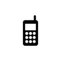 telephone, phone, blowericon. Simple thin line, outline of Ban icons for UI and UX, website or mobile application