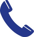 Telephone receiver icon Royalty Free Stock Photo
