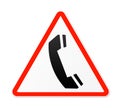 Telephone Sign Royalty Free Stock Photo