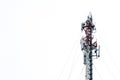 The telephone tower or Antenna is very large. Royalty Free Stock Photo