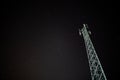 Telephone towers with stars as at night Royalty Free Stock Photo