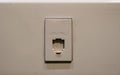 Telephone Wall Plug with bevel logo