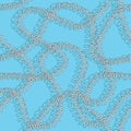 Telephone Wire seamless pattern No.3 with shadows
