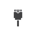 Telephone wire vector icon