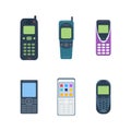 Telephones vector icons Royalty Free Stock Photo