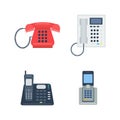 Telephones vector icons Royalty Free Stock Photo