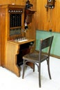 Telephonist workplace Royalty Free Stock Photo