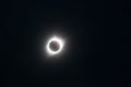Total eclipse over Nebraska Royalty Free Stock Photo