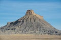 Telephoto of the erosion on Factory Butte in Utah