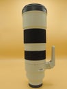 The telephoto lens for the camera. Royalty Free Stock Photo