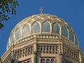 Dome and Towers of Neue Synagogue in Berlin, Germany